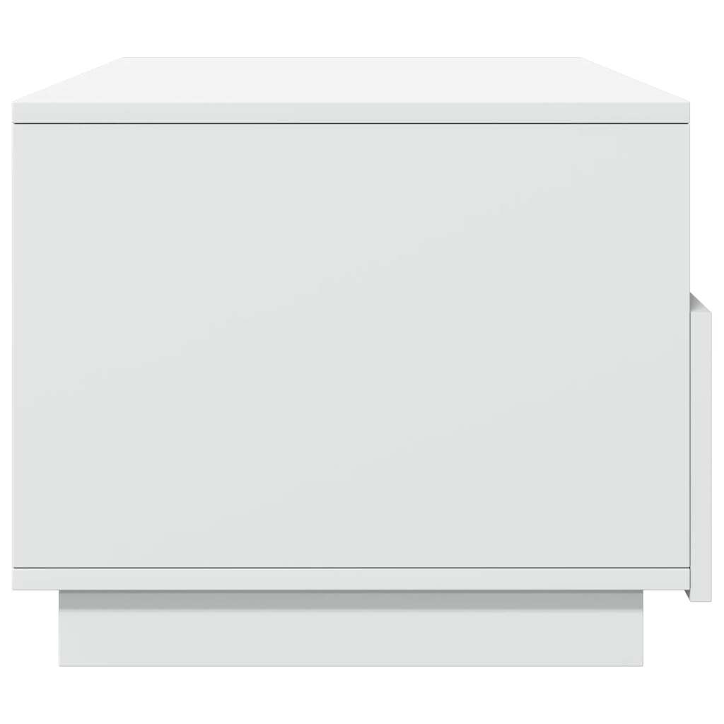 Table basse avec lumières LED blanc 90x49x40 cm - Tables basses