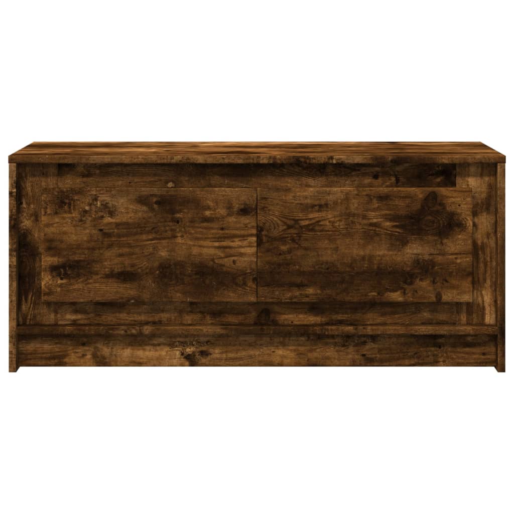 Table basse avec lumières LED chêne fumé ois d’ingénierie - Tables basses
