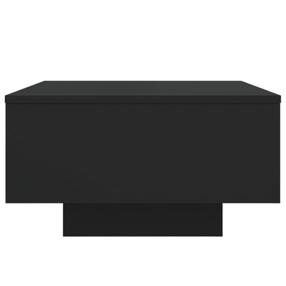 Table basse avec lumières LED noir 55x55x31 cm - Tables basses