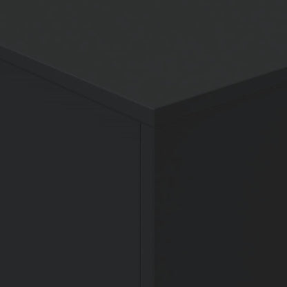 Table basse avec lumières LED noir 90x50x40 cm - Tables basses