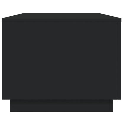 Table basse avec lumières LED noir 90x50x40 cm - Tables basses
