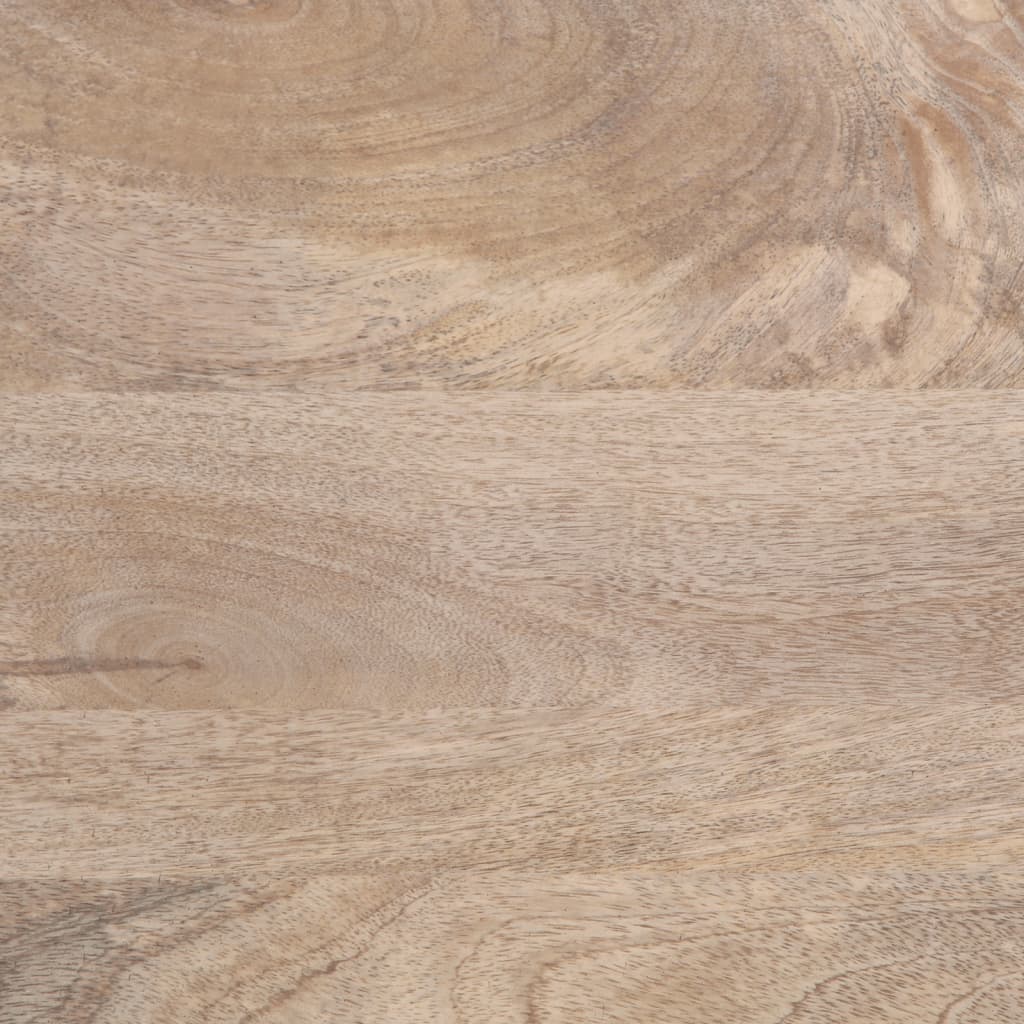 Table basse blanc 100x55x40 cm bois de manguier massif - Tables basses