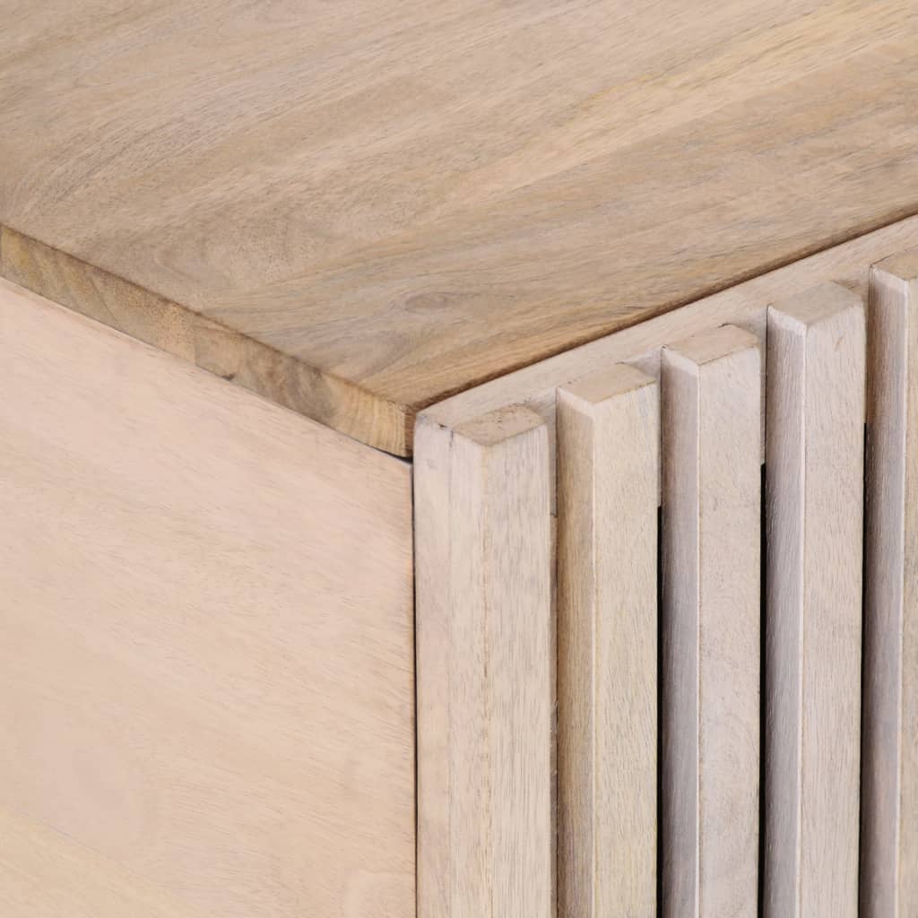 Table basse blanc 100x55x40 cm bois de manguier massif - Tables basses