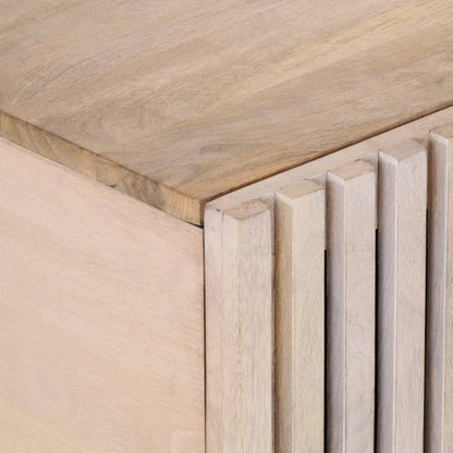 Table basse blanc 100x55x40 cm bois de manguier massif - Tables basses