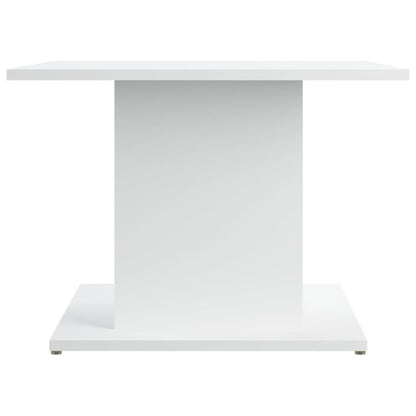 Table basse blanc 55,5x55,5x40 cm bois d’ingénierie - Tables basses