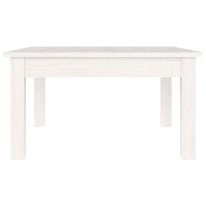 Table basse Blanc 55x55x30 cm Bois massif de pin - Tables basses