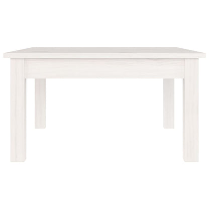 Table basse Blanc 55x55x30 cm Bois massif de pin - Tables basses