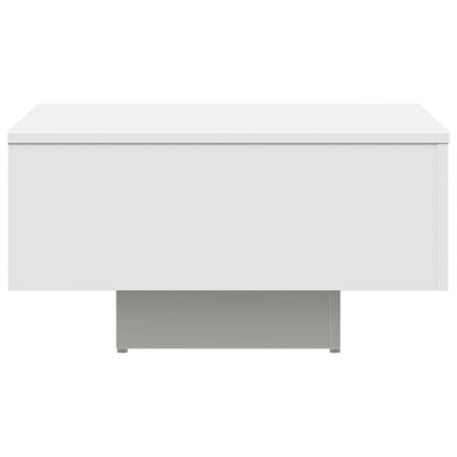Table basse blanc 60x60x31,5 cm bois d’ingénierie - Tables basses