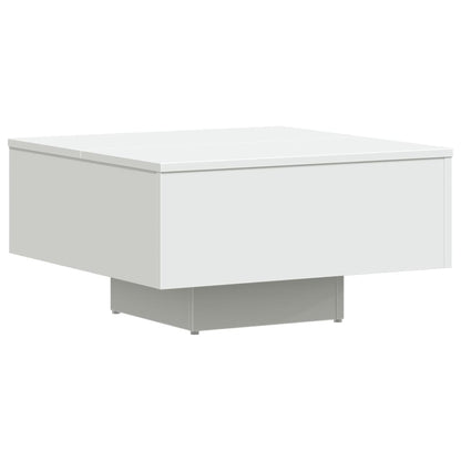 Table basse blanc 60x60x31,5 cm bois d’ingénierie - Tables basses