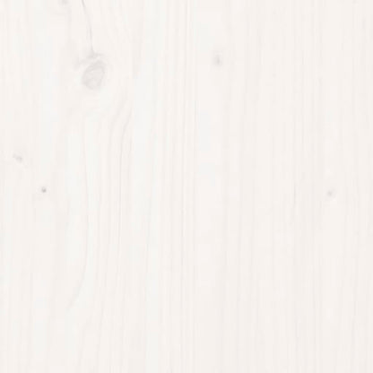 Table basse Blanc 80x50x35,5 cm Bois massif de pin - Tables basses