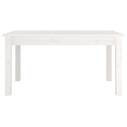 Table basse Blanc 80x50x40 cm Bois massif de pin - Tables basses