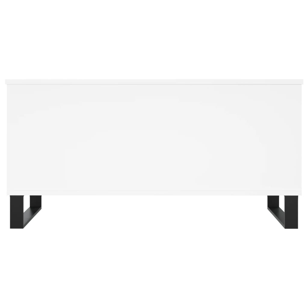 Table basse Blanc 90x44,5x45 cm Bois d’ingénierie - Tables basses