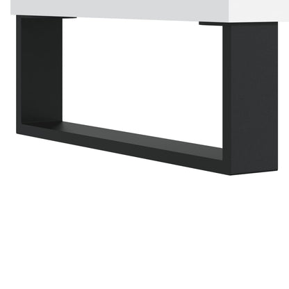 Table basse Blanc 90x49x45 cm Bois d’ingénierie - Tables basses