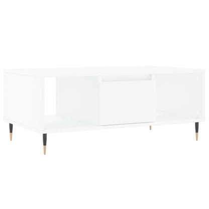 Table basse Blanc 90x50x36,5 cm Bois d’ingénierie - Tables basses