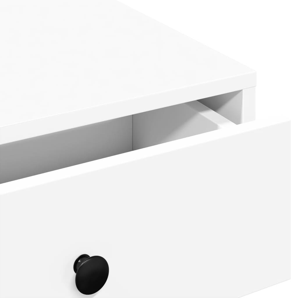 Table basse Blanc 90x90x28 cm Aggloméré - Tables basses