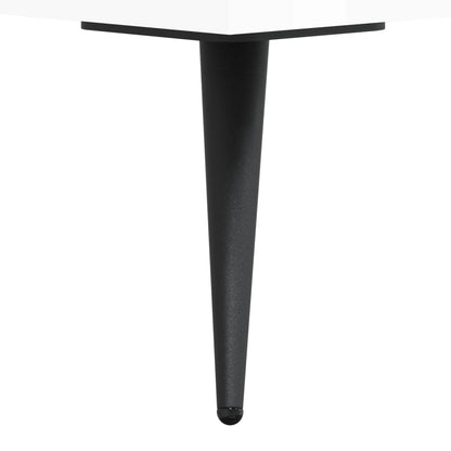 Table basse Blanc brillant 90x50x40 cm Bois d’ingénierie - Tables basses