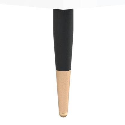 Table basse blanc brillant 90x60x35 cm bois d’ingénierie - Tables basses