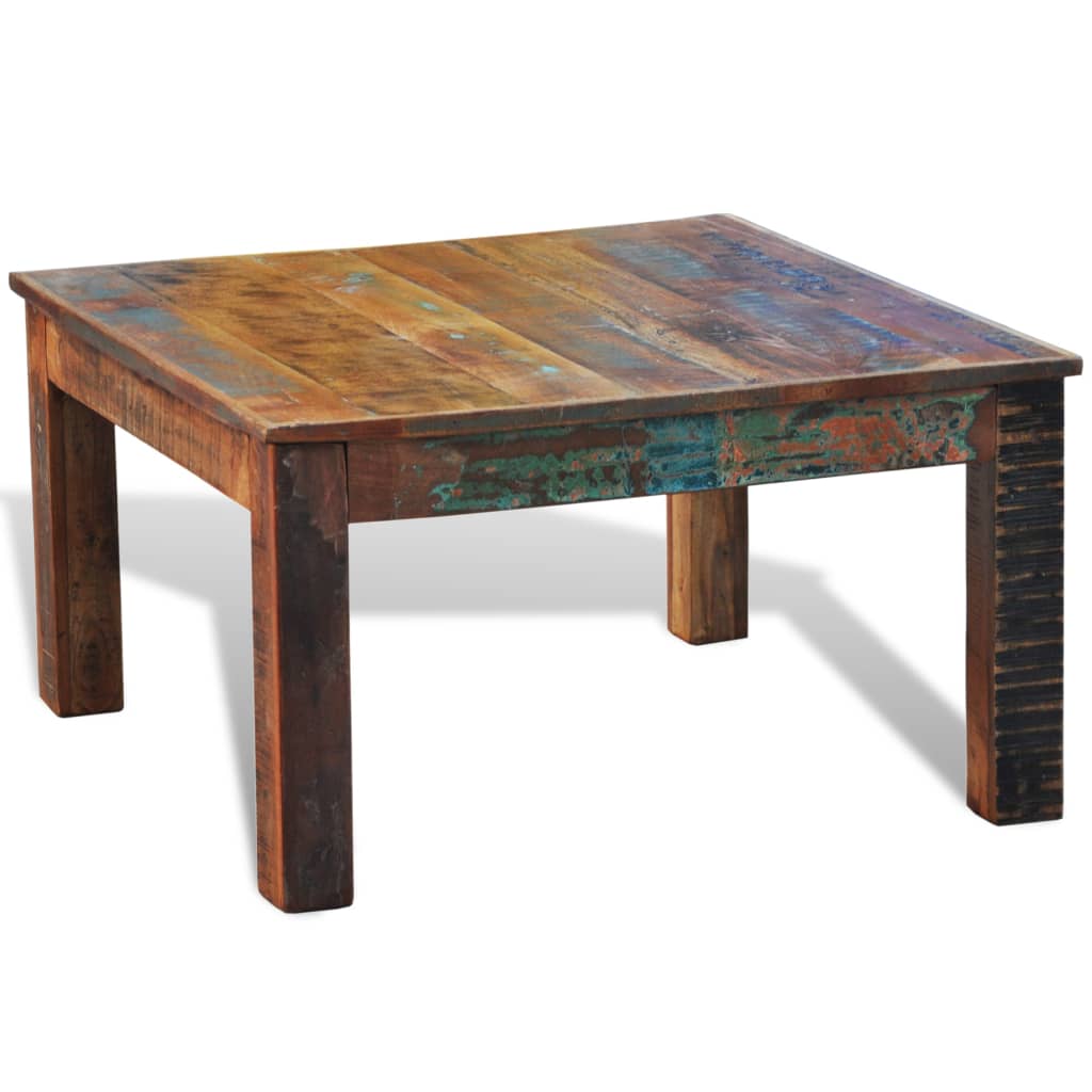 Table basse carrée Bois de récupération - Tables basses