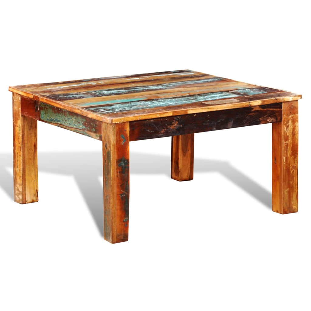 Table basse carrée Bois de récupération - Tables basses