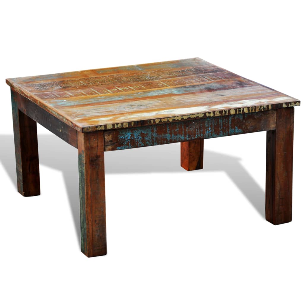 Table basse carrée Bois de récupération - Tables basses