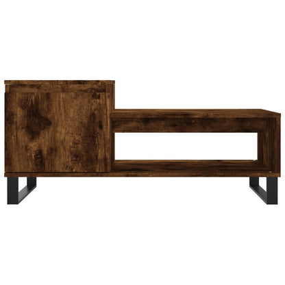 Table basse Chêne fumé 100x50x45 cm Bois d’ingénierie - Tables basses