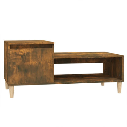 Table basse Chêne fumé 100x50x45 cm Bois d’ingénierie - Tables basses