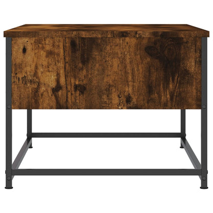 Table basse chêne fumé 100x51x40 cm bois d’ingénierie - Tables basses