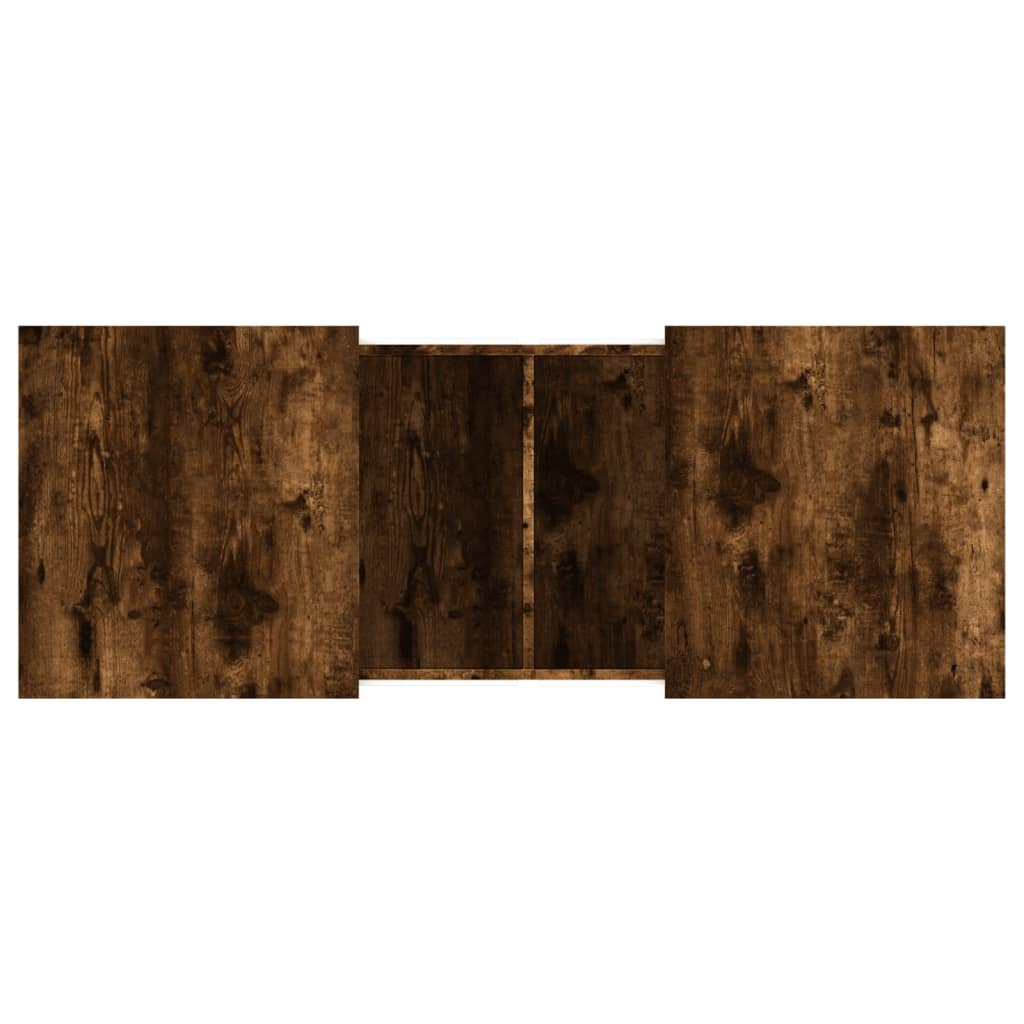 Table basse chêne fumé 100x55x40 cm bois d’ingénierie - Tables basses