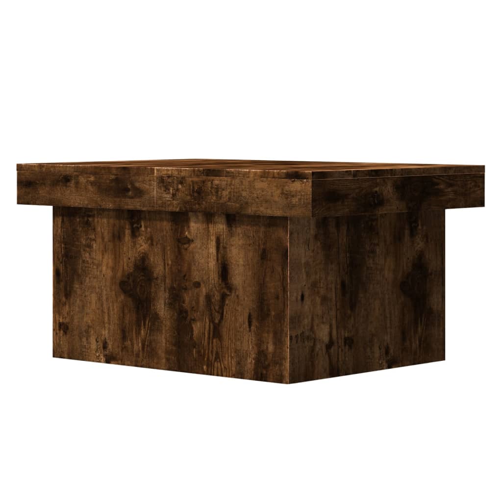 Table basse chêne fumé 100x55x40 cm bois d’ingénierie - Tables basses