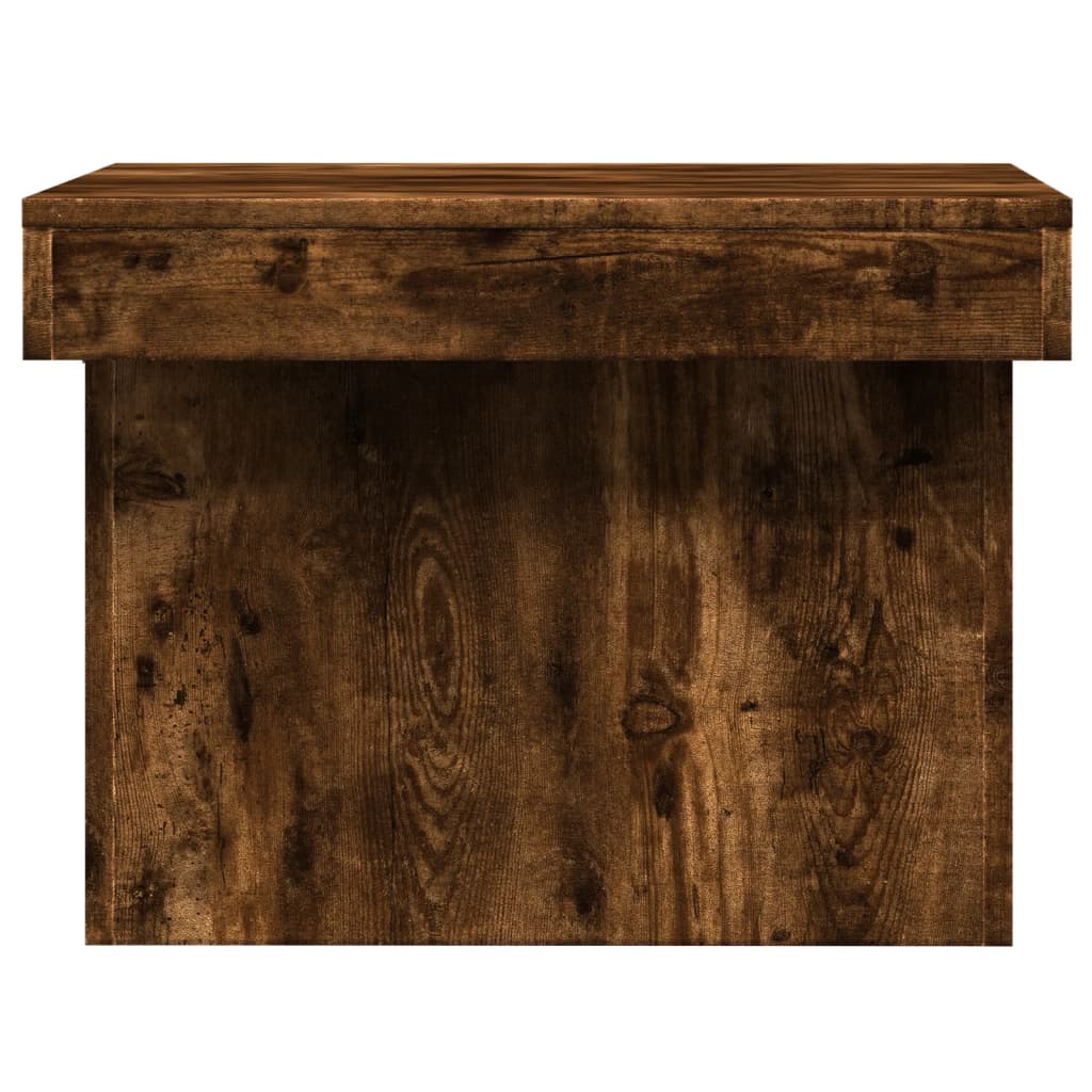 Table basse chêne fumé 100x55x40 cm bois d’ingénierie - Tables basses
