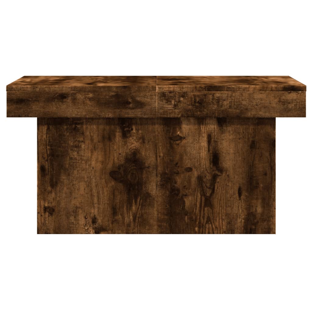 Table basse chêne fumé 100x55x40 cm bois d’ingénierie - Tables basses