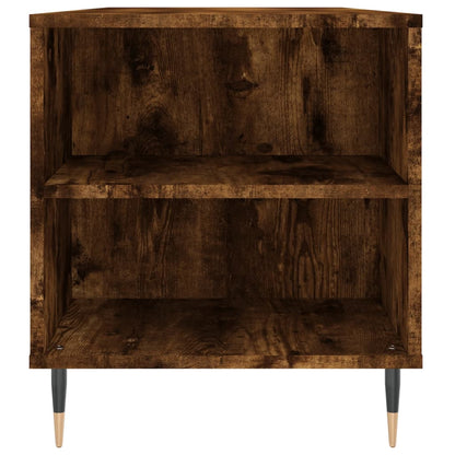 Table basse chêne fumé 102x44,5x50 cm bois d’ingénierie - Tables basses