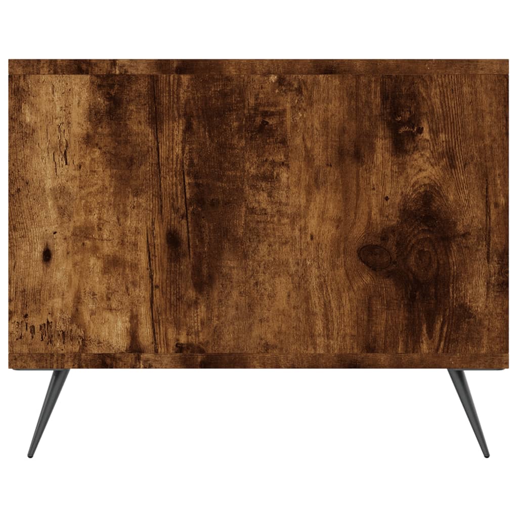 Table basse chêne fumé 102x50x40 cm bois d’ingénierie - Tables basses