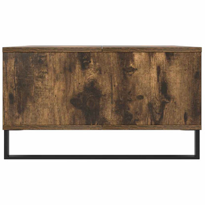 Table basse chêne fumé 104x60x35 cm bois d’ingénierie - Tables basses