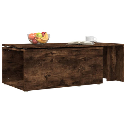 Table basse Chêne fumé 150x50x35 cm Bois d’ingénierie - Tables basses
