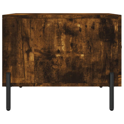 Table basse Chêne fumé 50x50x40 cm Bois d’ingénierie - Tables basses