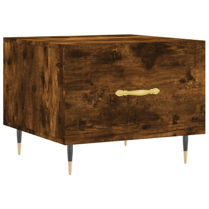 Table basse Chêne fumé 50x50x40 cm Bois d’ingénierie - Tables basses