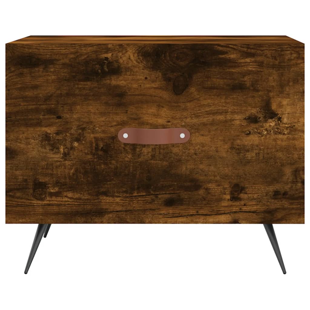 Table basse Chêne fumé 50x50x40 cm Bois d’ingénierie - Tables basses