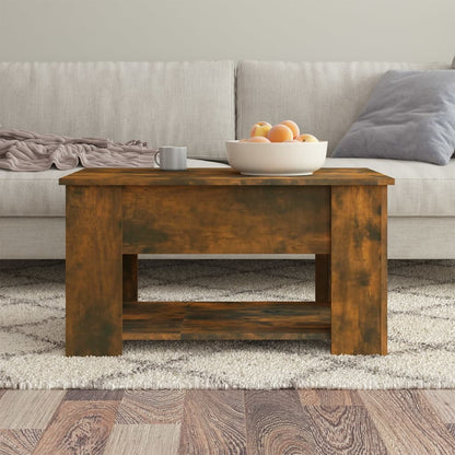 Table basse Chêne fumé 79x49x41 cm Bois d’ingénierie - Tables basses