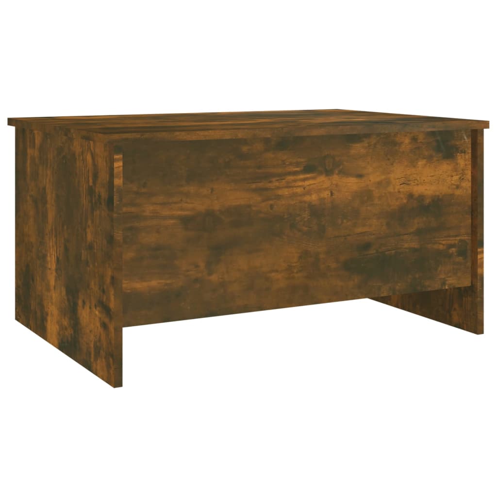 Table basse Chêne fumé 80x55,5x41,5 cm Bois d’ingénierie - Tables basses