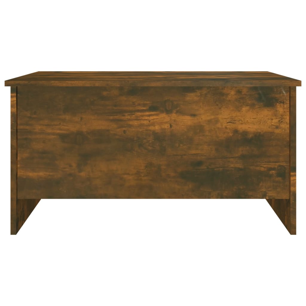 Table basse Chêne fumé 80x55,5x41,5 cm Bois d’ingénierie - Tables basses