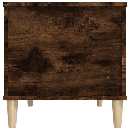 Table basse Chêne fumé 90x44,5x45 cm Bois d’ingénierie - Tables basses