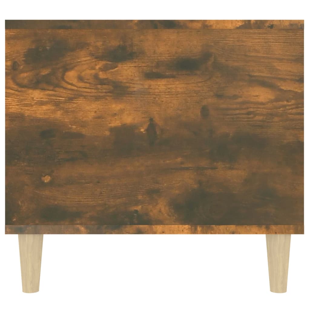 Table basse Chêne fumé 90x49x45 cm Bois d’ingénierie - Tables basses