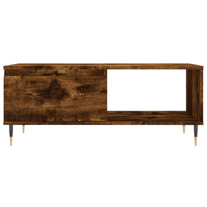 Table basse Chêne fumé 90x50x36,5 cm Bois d’ingénierie - Tables basses
