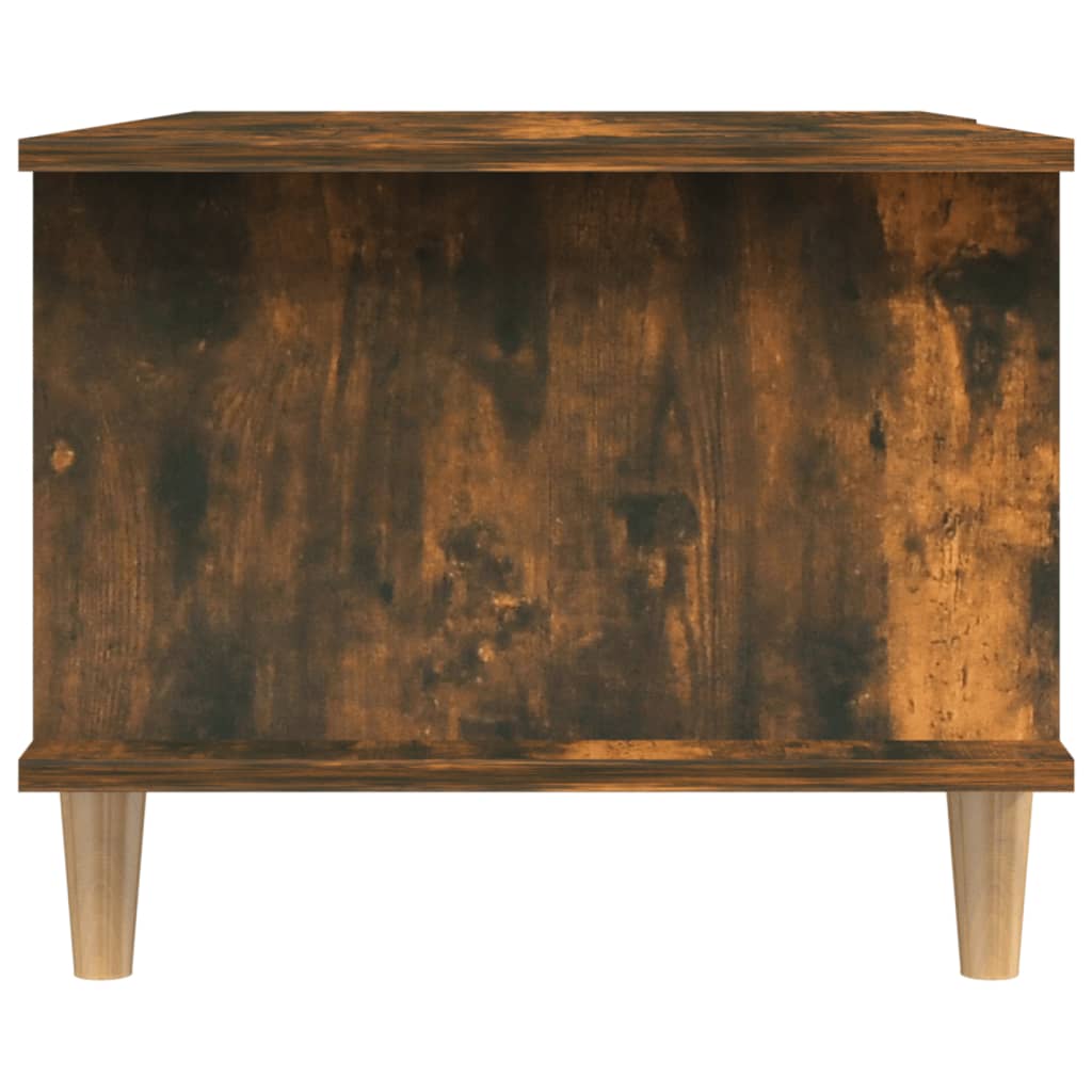 Table basse chêne fumé 90x50x40 cm bois d’ingénierie - Tables basses