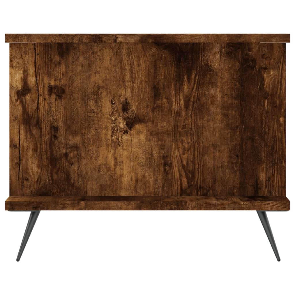 Table basse chêne fumé 90x50x40 cm bois d’ingénierie - Tables basses