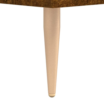 Table basse chêne fumé 90x50x40 cm bois d’ingénierie - Tables basses