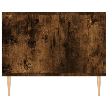 Table basse chêne fumé 90x50x40 cm bois d’ingénierie - Tables basses