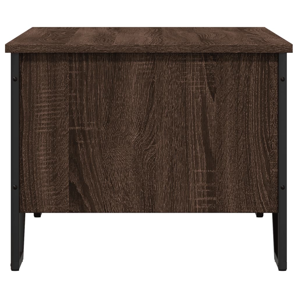 Table basse chêne marron 100x51x40 cm bois d’ingénierie - Tables basses