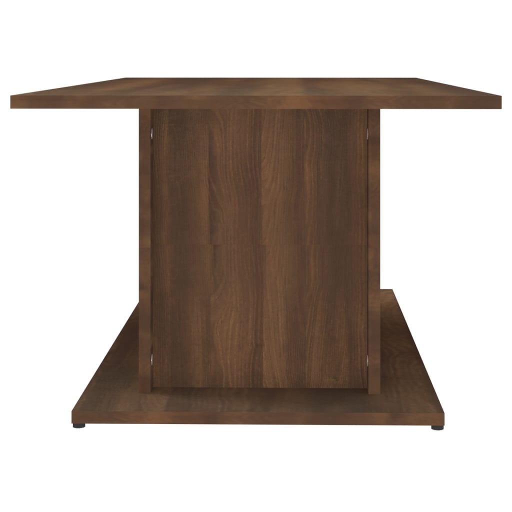 Table basse chêne marron 102x55,5x40 cm bois d’ingénierie - Tables basses